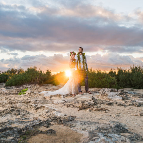 Kauai Island Weddings - Sunset & Twilight Wedding Photography Kauai 2