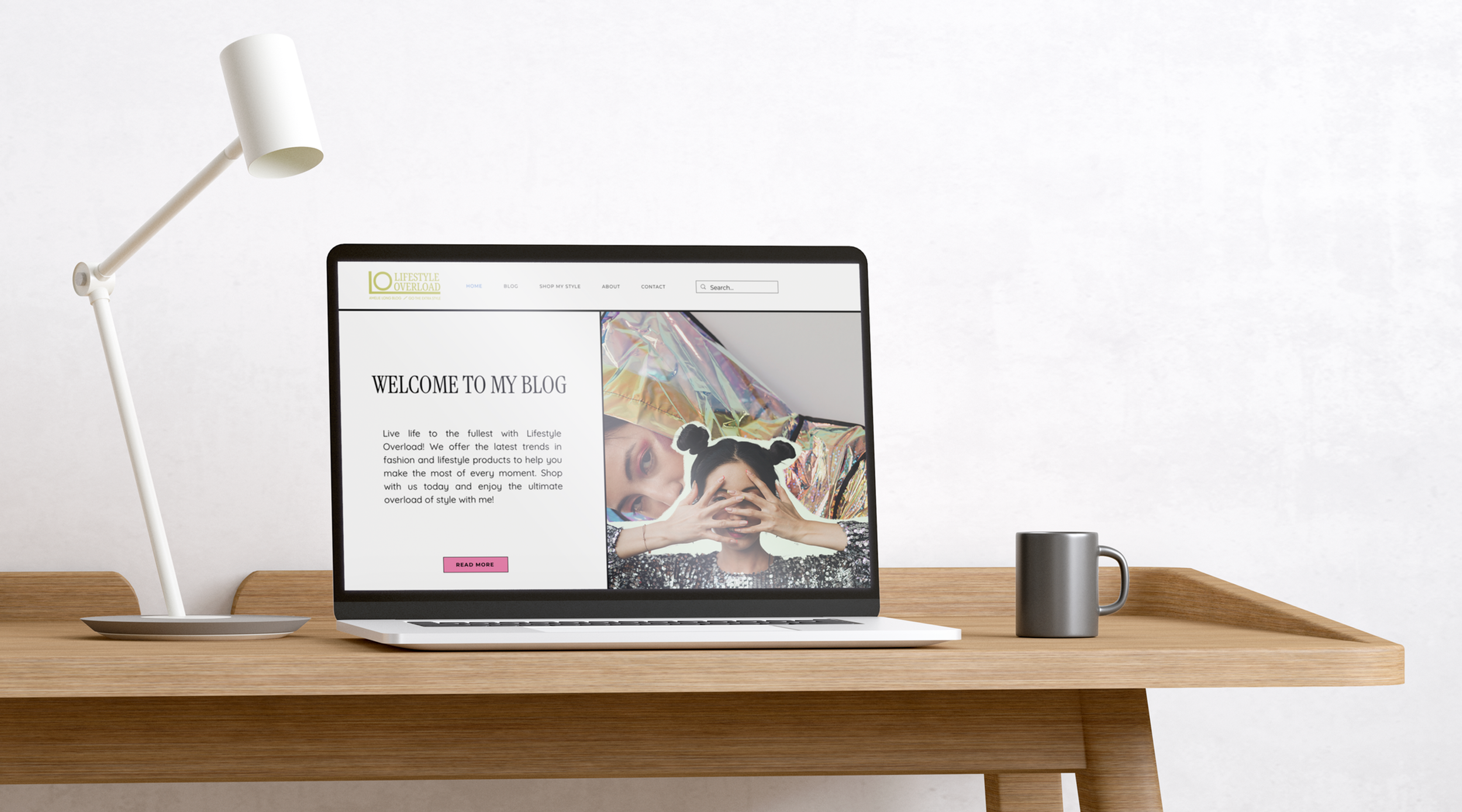 AMELIE Wix website template