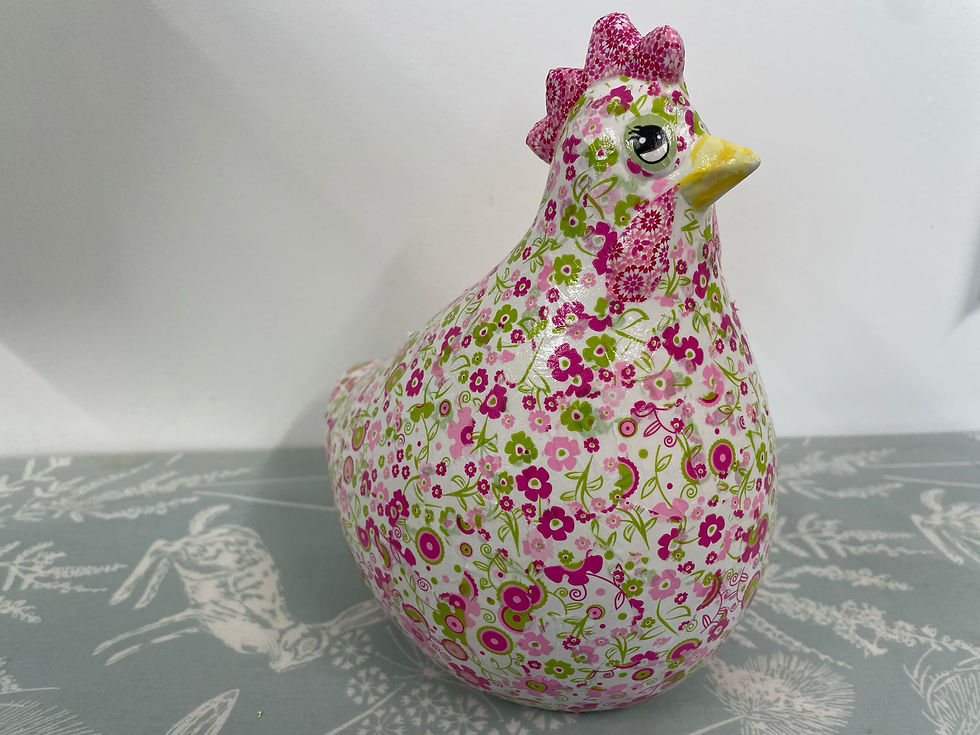 Easter Fun: Decoupage Chicken (Kids)