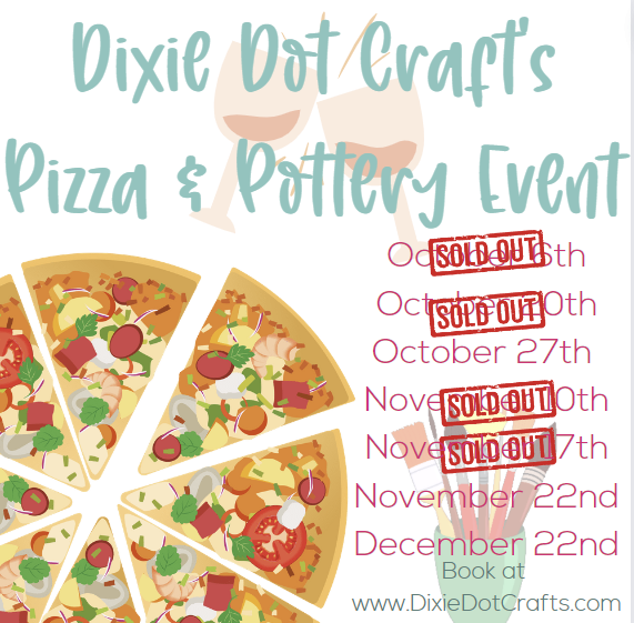 Paint your own pottery Dixie Dot Crafts Quedgeley