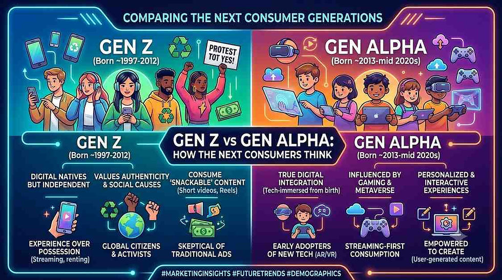 Gen Z vs Gen Alpha: How the Next Consumers Think