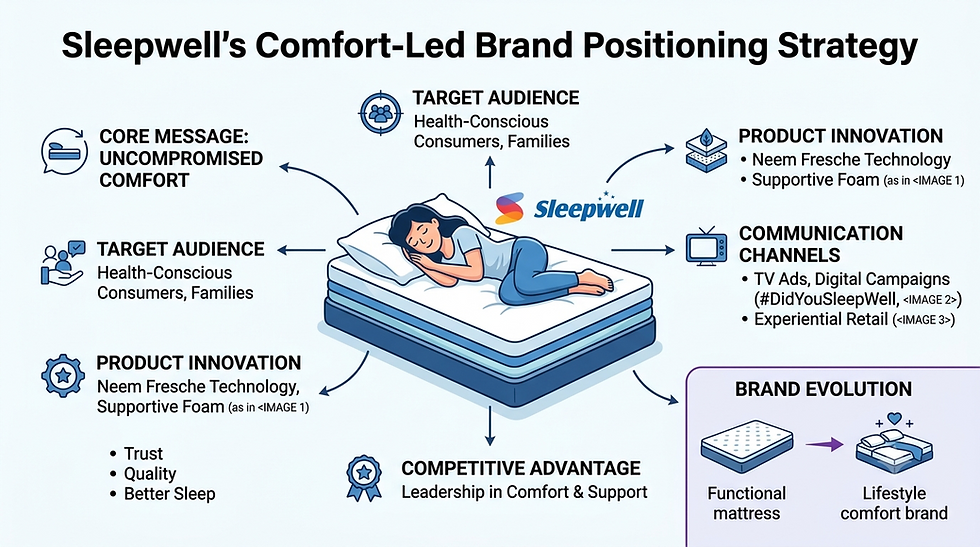 Sleepwell: Building a Comfort-Led Brand Positioning in a Low-Engagement Category