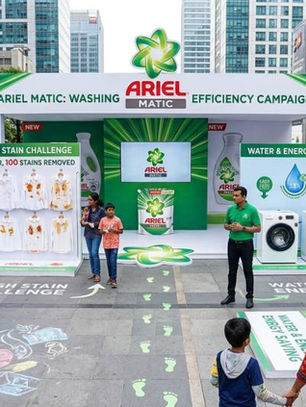 Ariel Matic's Washing Efficiency Campaigns