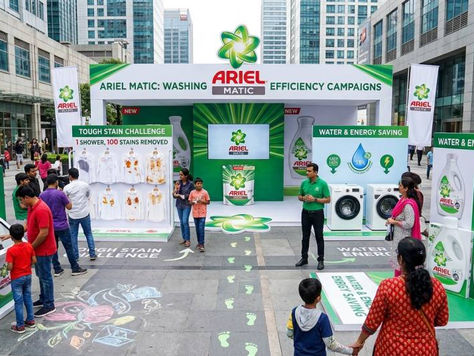 Ariel Matic's Washing Efficiency Campaigns