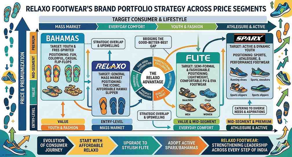 Relaxo Footwears: Brand Portfolio Strategy Across Price Segments