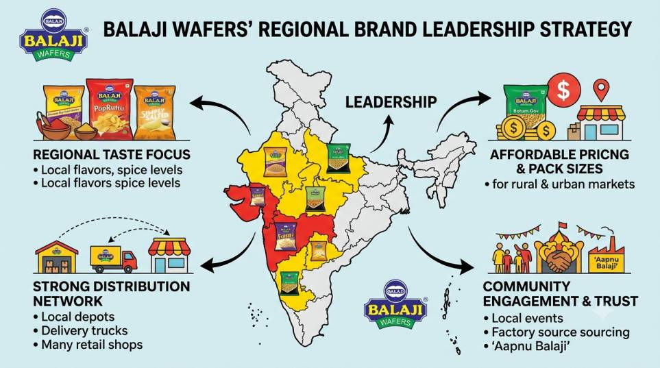 Balaji Wafers' Regional Brand Leadership Strategy