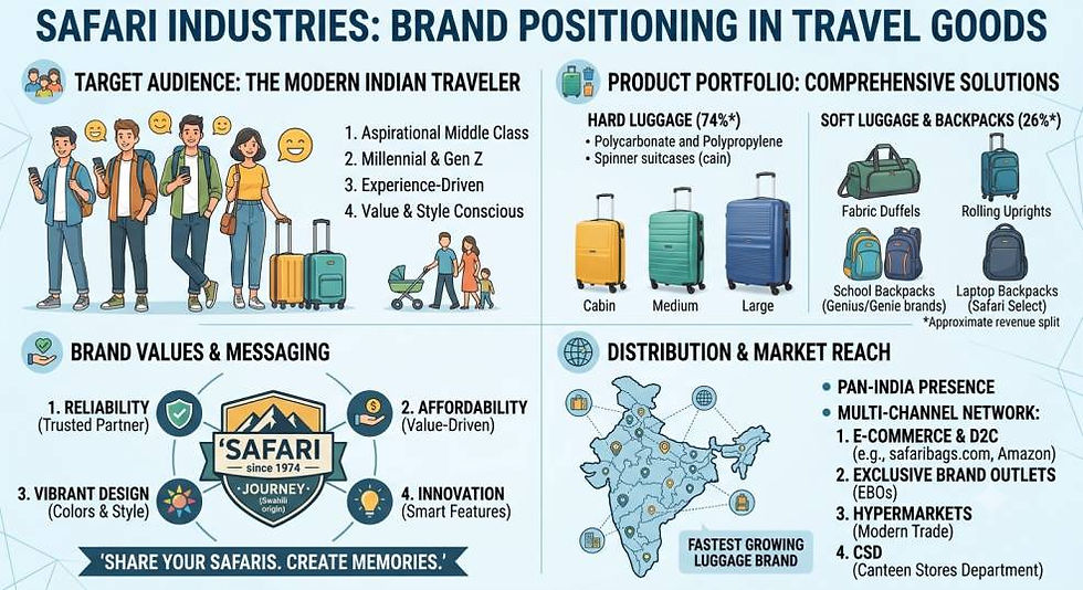 Safari Industries: Brand Positioning in India's Travel Goods Market