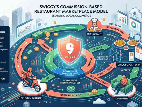 Swiggy’s Commission-Based Restaurant Marketplace Model