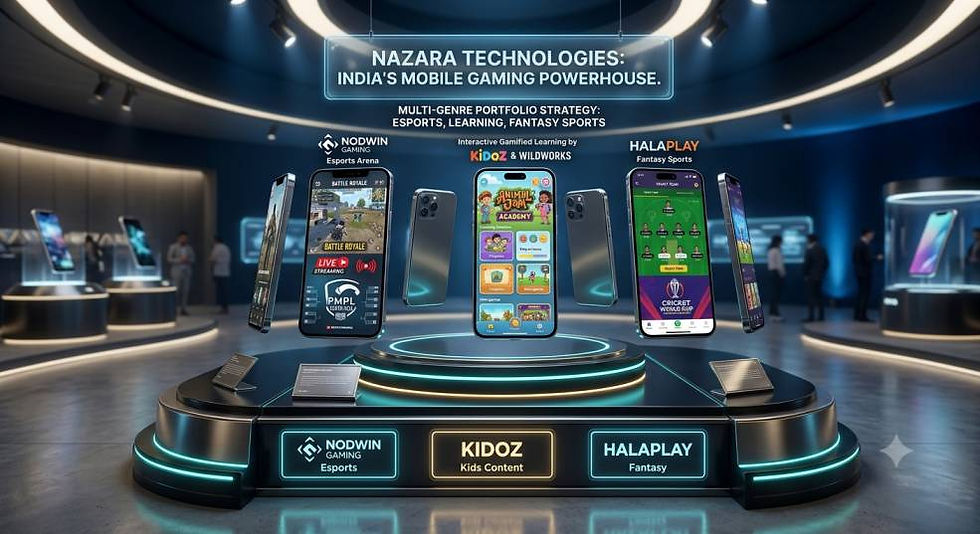 Nazara Technologies’ Mobile Gaming Portfolio Strategy: From Telco Subscriptions to an IP-Led Global Gaming Platform