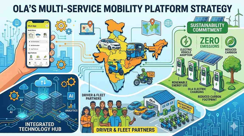 Ola’s Multi-Service Mobility Platform Strategy