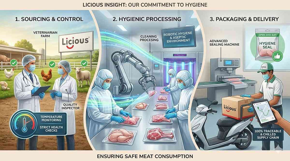 Licious’ Insight into Hygiene Concerns in Meat Consumption