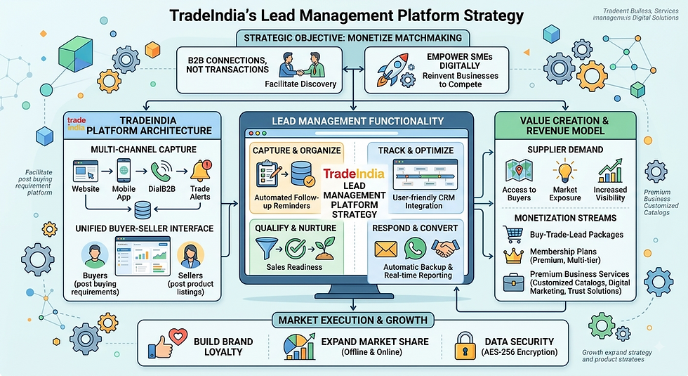 TradeIndia's Lead Management Platform Strategy