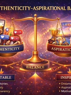 Authenticity and Aspirational Balance: Walking the Tightrope Between Real and Ideal