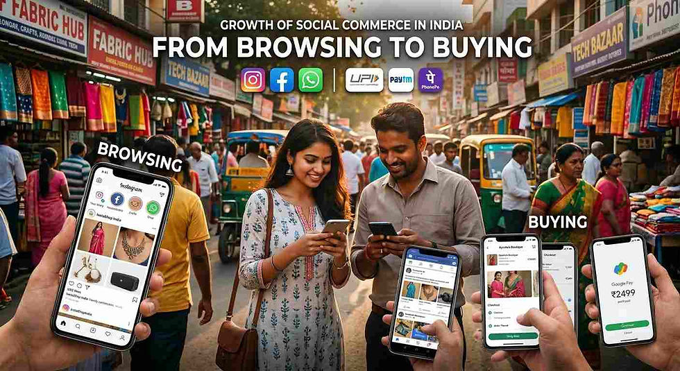 The Growth of Social Commerce in India: From Browsing to Buying