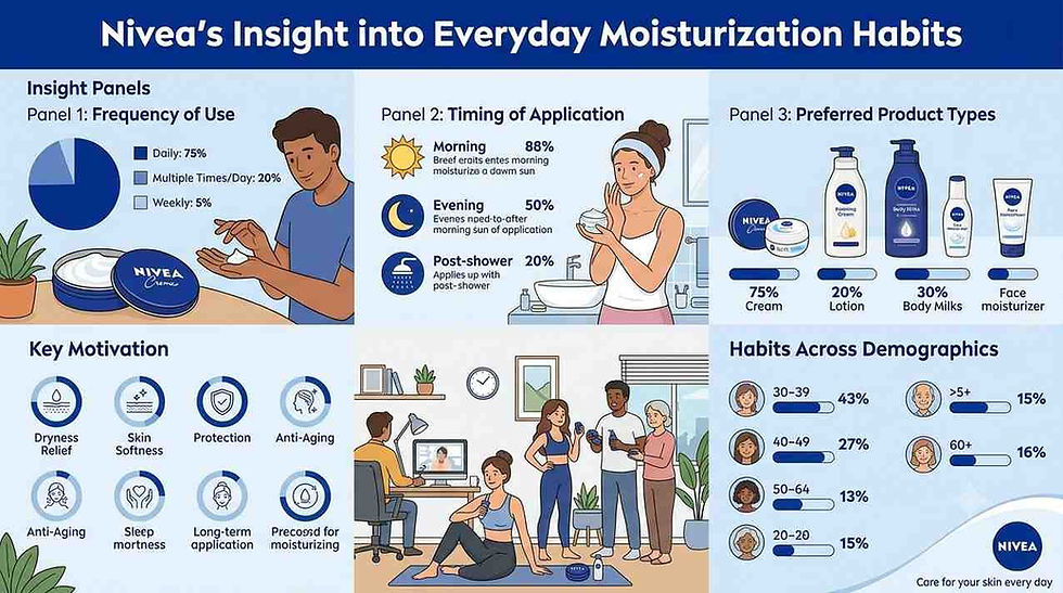 Nivea’s Insight into Everyday Moisturization Habits