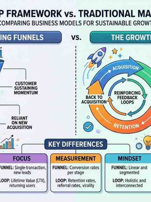 The Growth Loop Framework vs. Traditional Marketing Funnels
