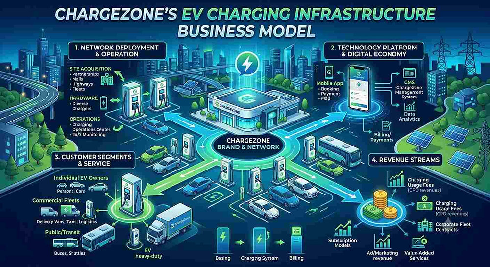 ChargeZone’s EV Charging Infrastructure Business Model