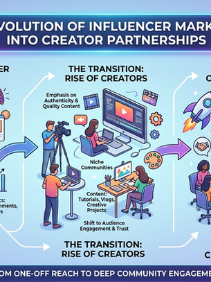 THE EVOLUTION OF INFLUENCER MARKETING INTO CREATOR PARTNERSHIPS