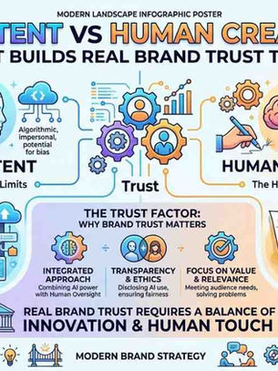AI Content vs Human Creativity: What Builds Real Brand Trust Today