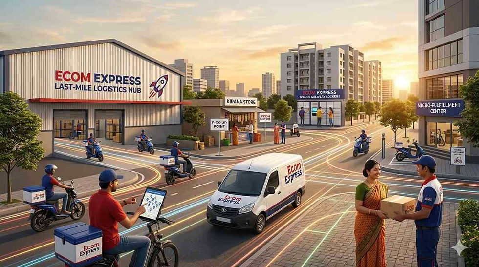 Ecom Express’ Last-Mile Delivery Strategy: Building Reach in India’s E-Commerce Logistics Market