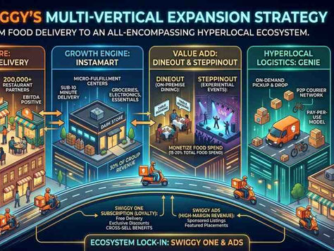 Swiggy’s Multi-Vertical Expansion Strategy