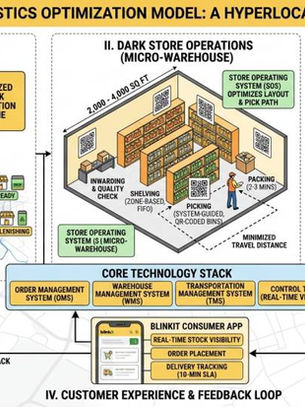 Blinkit's Dark Store Logistics Optimization Model
