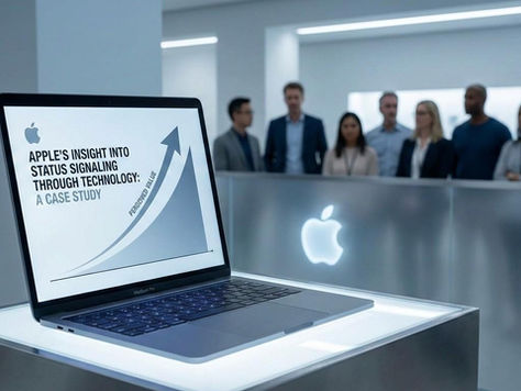 Apple's Insight into Status Signaling Through Technology