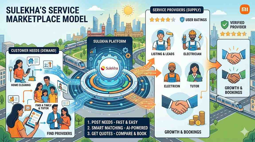 Sulekha's Service Marketplace Model: Building India's Local Services Economy