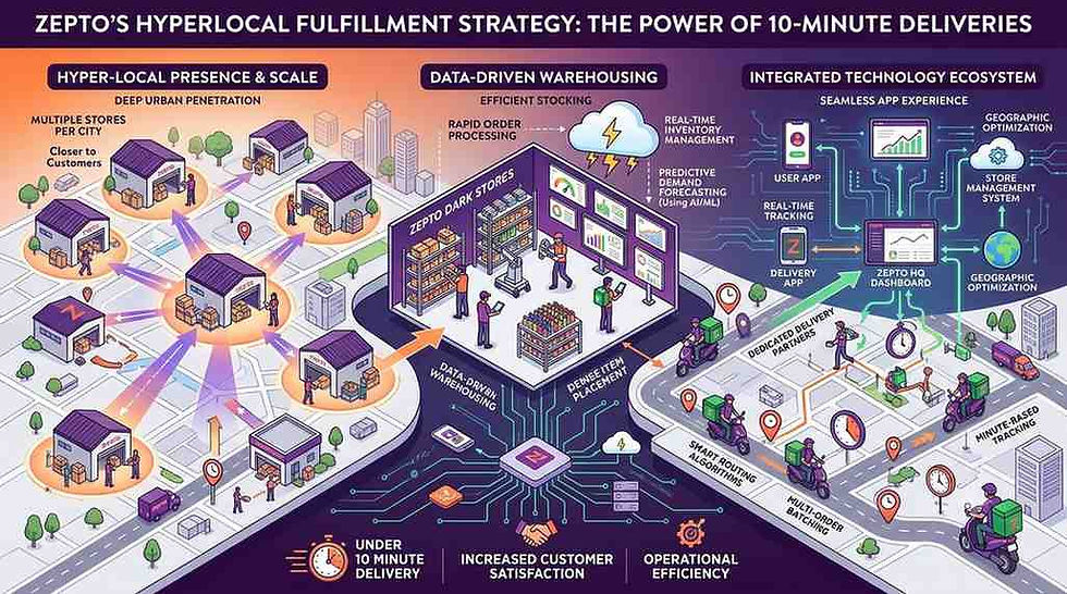 Zepto’s Hyperlocal Fulfillment Strategy