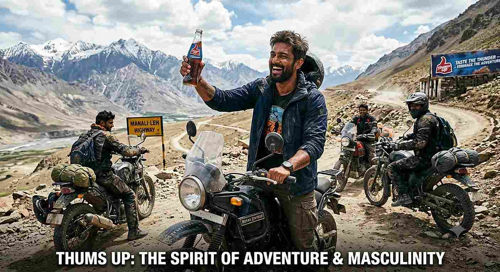 Thums Up’s Connection with Indian Masculinity and Adventure Culture