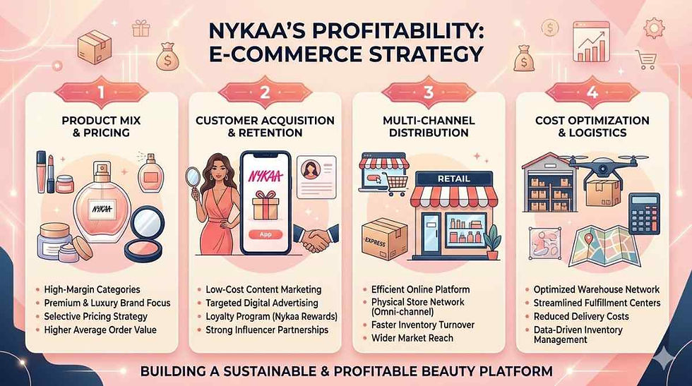 Nykaa’s Profitability in E-Commerce Strategy