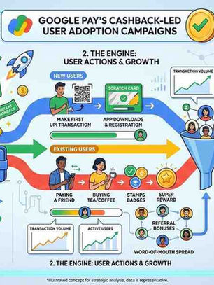 Google Pay's Cashback-Led User Adoption Campaigns in India