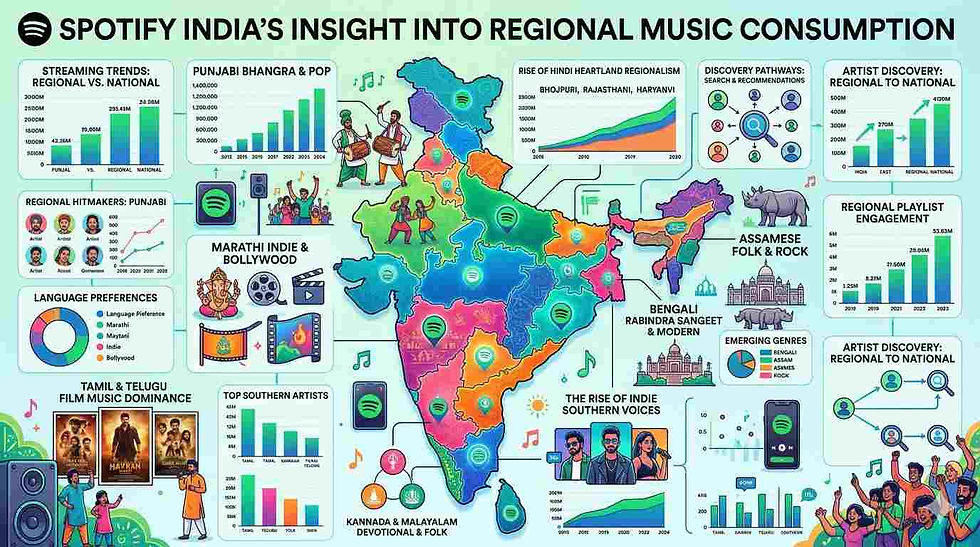 Spotify India’s Insight into Regional Music Consumption