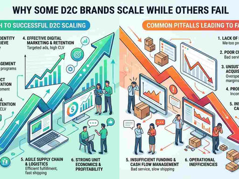 Why Some D2C Brands Scale While Others Fail