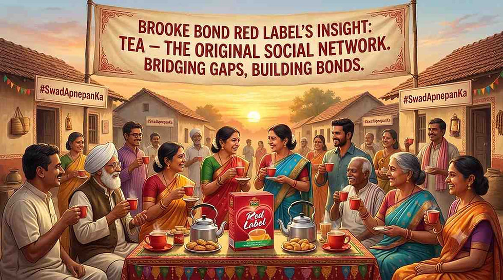 Brooke Bond Red Label’s Insight into Social Connection Through Tea