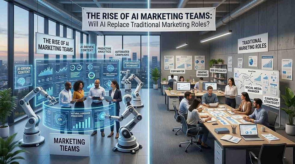 The Rise of AI Marketing Teams: Will AI Replace Traditional Marketing Roles?