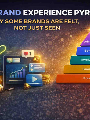 Brand Experience Pyramid: Why Some Brands Are Felt, Not Just Seen