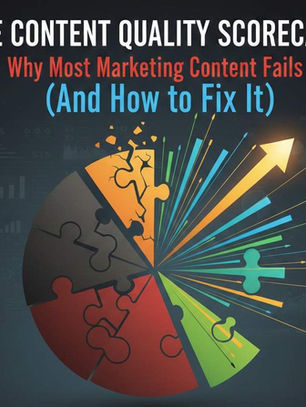The Content Quality Scorecard: Why Most Marketing Content Fails (And How to Fix It)