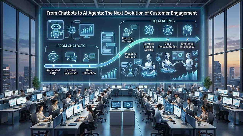 From Chatbots to AI Agents: The Next Evolution of Customer Engagement