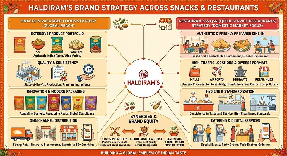 Haldiram's Brand Strategy Across Snacks and Restaurants