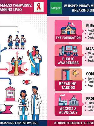 Whisper India's Menstrual Awareness Campaigns: From Taboo to Category Leadership