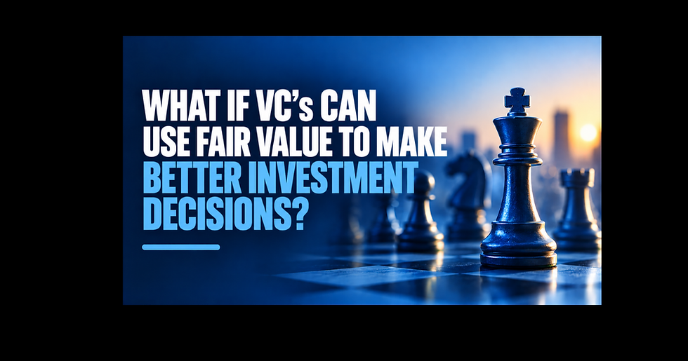 What If Fair Value Can Help VCs Make Better Investment Decisions?