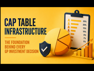 Why GPs Should Care About Cap Table Infrastructure (More Than They Think)