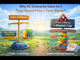 Why VC Enterprise Value Isnât âLast Round Price Ă Total Sharesâ