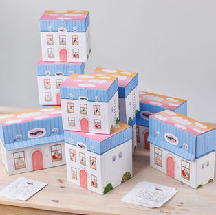 Ana Vukosavljevic from Anushka's Studio created illustrations for box packaging for Beluga Ceramics, brand from Serbia.