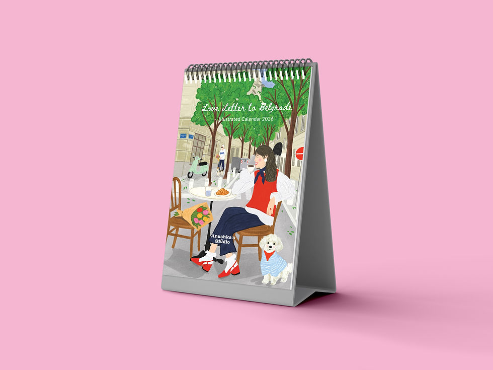 Belgrade Desk Calendar 2026 | Love Letter to Belgrade