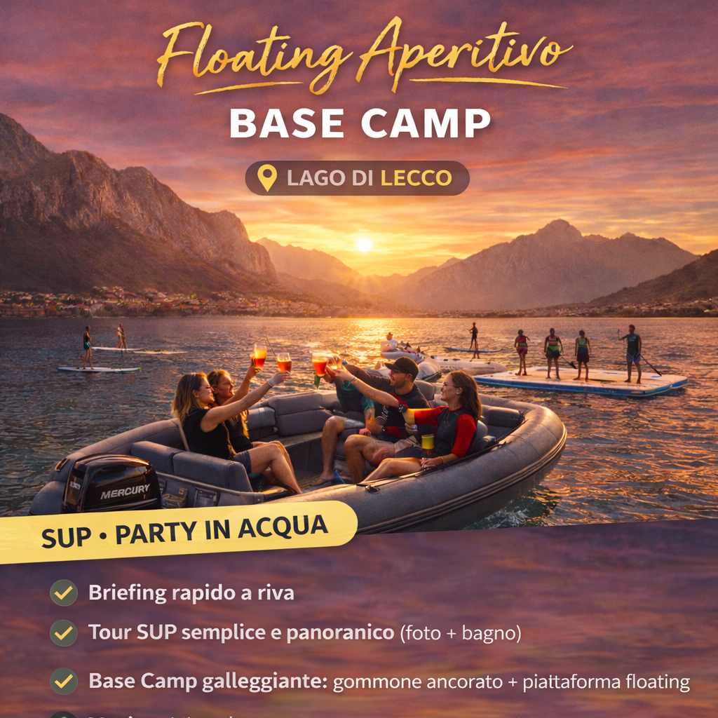 SUP Party | Floating Aperitivo “Base Camp”