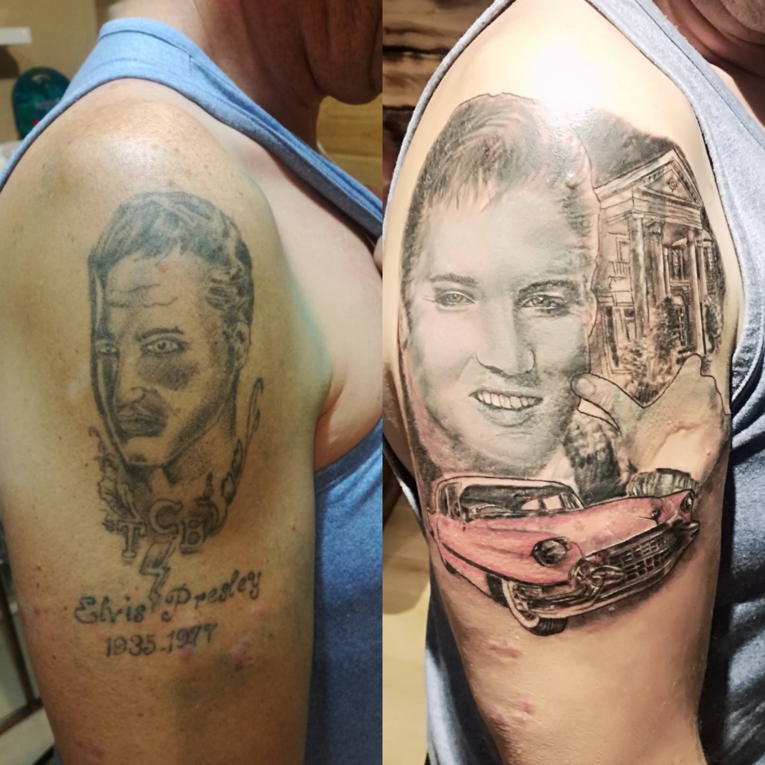 Elvis presley cover up
