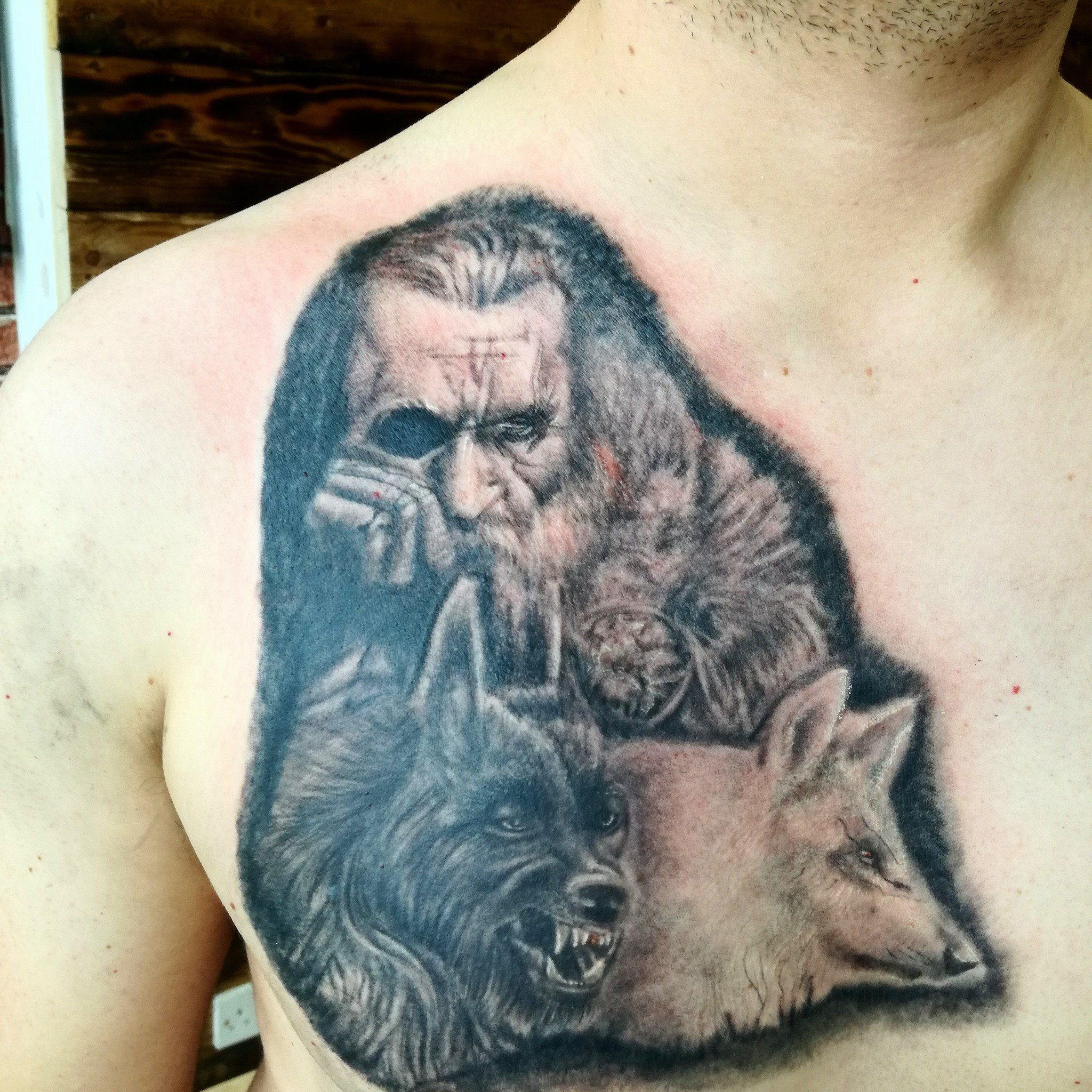 Odin and Wolves