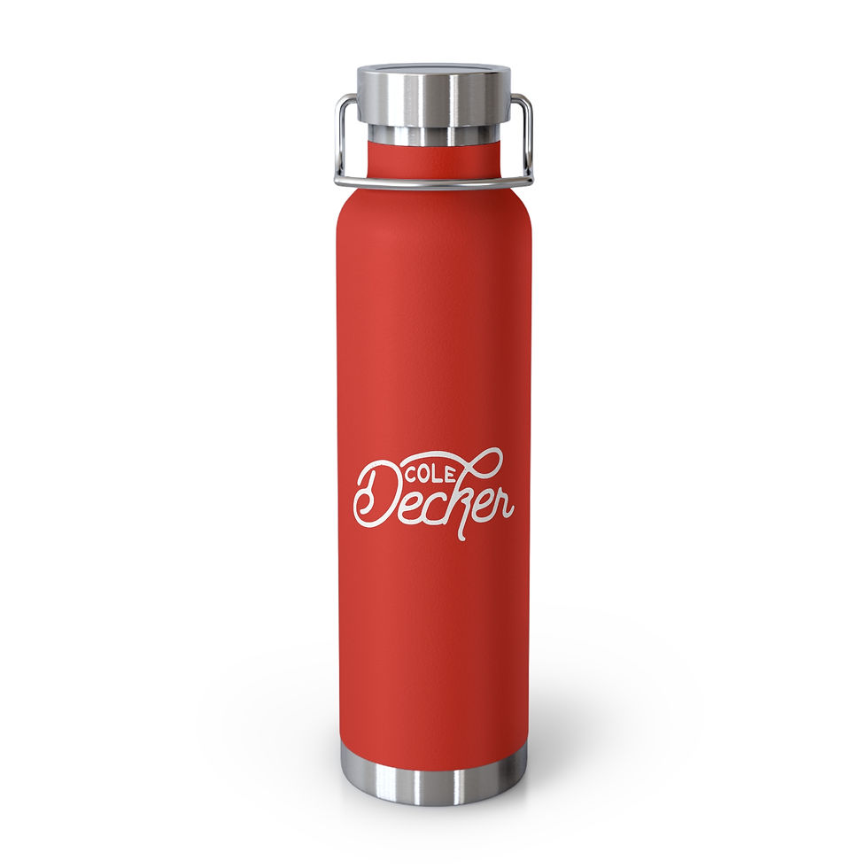 Thumbnail: Copper Vacuum Insulated Bottle, 22oz